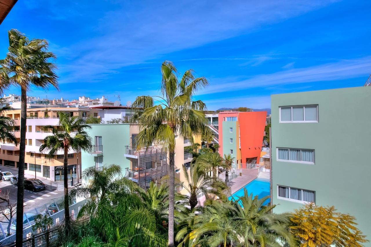 Appartement Port Prestige - Terrasse - Piscine - Parking 昂蒂布 外观 照片